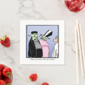 Serviette En Papier Drôle Halloween Party Napkins (En situation)