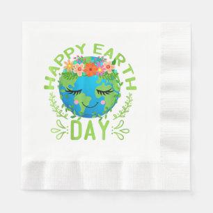 Serviette En Papier Drôle Jour des terres Citation Terre Cool Joyeux J