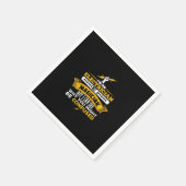 Serviette En Papier Drôle Lineman Cadeau Un Electricien (Coin)