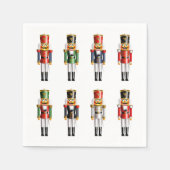 Serviette En Papier Drôle Nutcrackers En Uniformes Hussar (Devant)