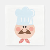 Serviette En Papier Drôle Papier Chef serviettes (Devant)
