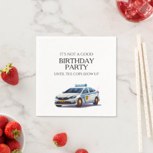 Serviette En Papier Drôle pas une bonne fête d'anniversaire jusqu'à ce