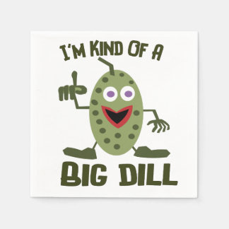 Serviette En Papier Drôle Pickle Pun Cocktail Napkins