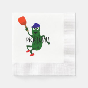 Serviette En Papier Drôle Pickleball