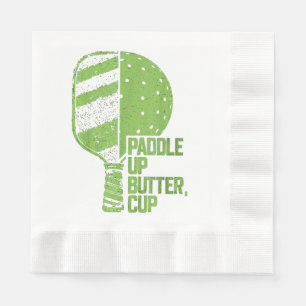 Serviette En Papier Drôle Pickleball Paddle Up Butter Cup