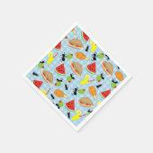 Serviette En Papier Drôle Pique-Nique Motif Papier (Coin)