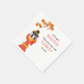Serviette en papier drôle pour Thanksgiving (Coin)