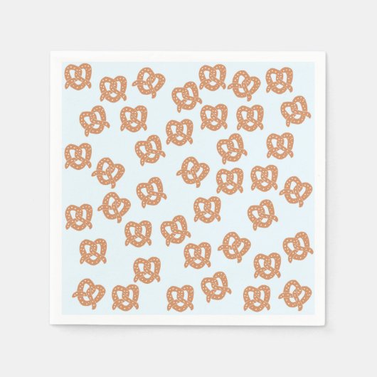 Serviette En Papier Drôle Pretzel Papier serviettes (Devant)