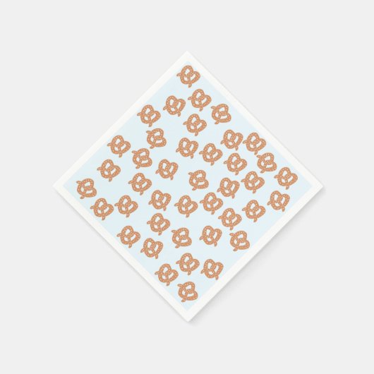 Serviette En Papier Drôle Pretzel Papier serviettes (Coin)