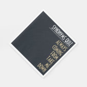 Serviette En Papier Drôle Synonyme Rickroll Party (Coin)