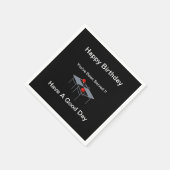 Serviette En Papier Drôle Tennis De Table Servi, (Coin)
