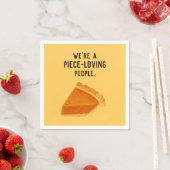 Serviette En Papier Drôle Thanksgiving (En situation)