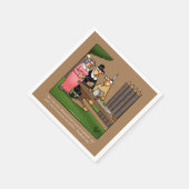 Serviette En Papier Drôle Thanksgiving Cocktail Party Napkins (Coin)