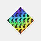 Serviette En Papier Drum New York Boogie Nights Rainbow (Coin)
