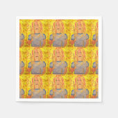 Serviette En Papier drumer filles rock Art (Devant)