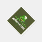 Serviette En Papier Drunky McDrunkerson St. Patrick's Day (Coin)