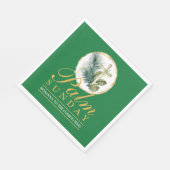 Serviette en papier du dimanche des Rameaux Semain (Coin)