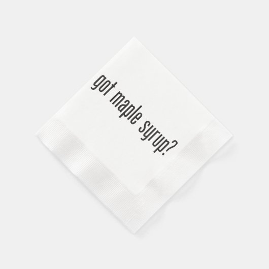 Serviette En Papier du sirop d'érable (Coin)