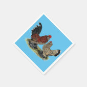 Serviette En Papier D'Uccle Bantams : Mille Fleur (Coin)