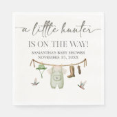 Serviette En Papier Duck Hunting Baby Shower (Devant)