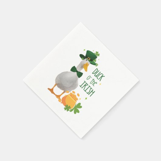 Serviette En Papier Duck o' the Irish St. Patricks Day (Coin)