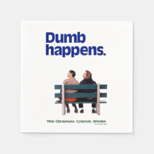 Serviette En Papier Dumb and Dumber   Des imperfections
