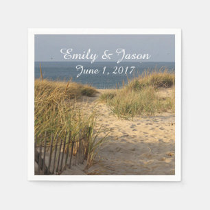 Serviette En Papier Dunes de plage et de sable