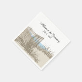 Serviette En Papier Dunes De Sable | Mariage (Coin)