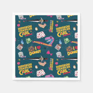 Serviette En Papier Dungeon Crawler Carl Répétition Bleue