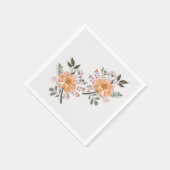 Serviette En Papier Duo florissant (Coin)