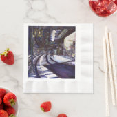 Serviette En Papier Dusting the Piano (En situation)