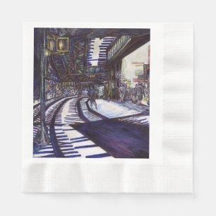 Serviette En Papier Dusting the Piano