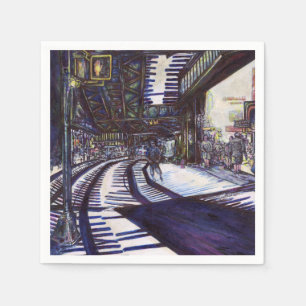 Serviette En Papier Dusting the Piano