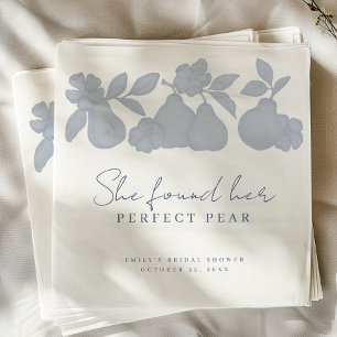 Serviette En Papier Dusty Blue Elle A Trouvé Son Spectacle Nuptial Par