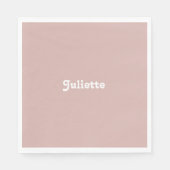 Serviette En Papier Dusty Blush (Devant)