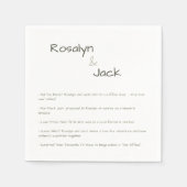 Serviette En Papier Dusty Green Décontracté écriture manuscrite Fun Fa (Devant)