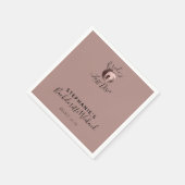 Serviette En Papier Dusty Rose Dernier Disco Bachelorette Week-end (Coin)