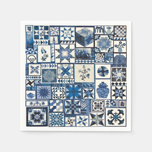 Serviette En Papier Dutch Delft (Devant)