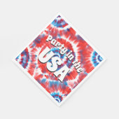 Serviette En Papier Dye cravate (Coin)