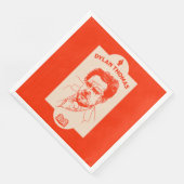 Serviette En Papier Dylan Thomas Welsh Poet (Coin)