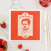 Serviette En Papier Dylan Thomas Welsh Poet (En situation)