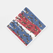 Serviette En Papier Eagle Bird USA Patriotic American Flag (Coin)