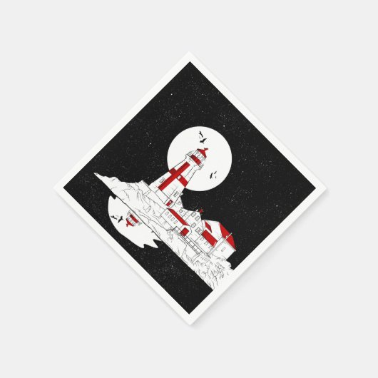 Serviette En Papier East Quoddy Head Phare plat (Coin)