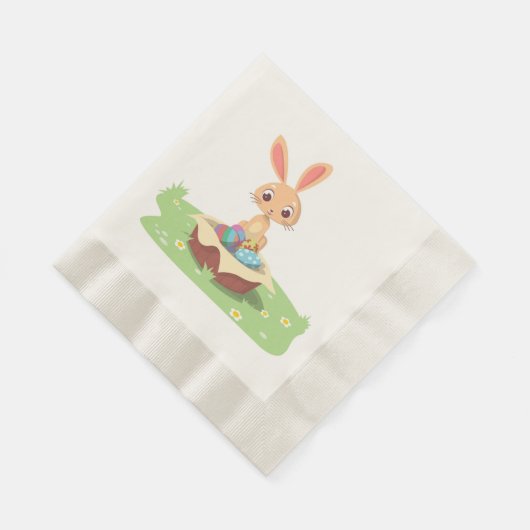 SERVIETTE EN PAPIER EASTER BUNNY (Coin)