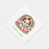 Serviette En Papier Easter Bunny Paper Napkins (Coin)