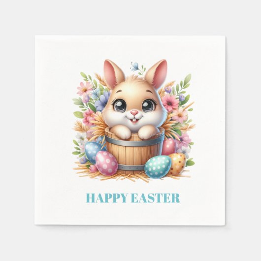 Serviette En Papier Easter Bunny Paper Napkins (Devant)