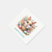 Serviette En Papier Easter Bunny Paper Napkins (Coin)