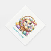 Serviette En Papier Easter Bunny Paper Napkins (Coin)