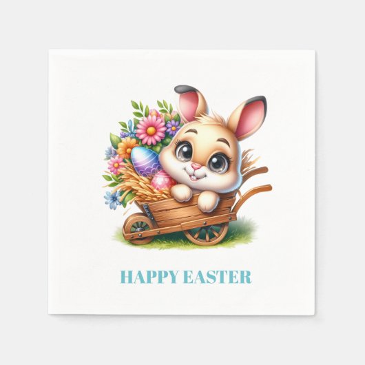 Serviette En Papier Easter Bunny Paper Napkins (Devant)