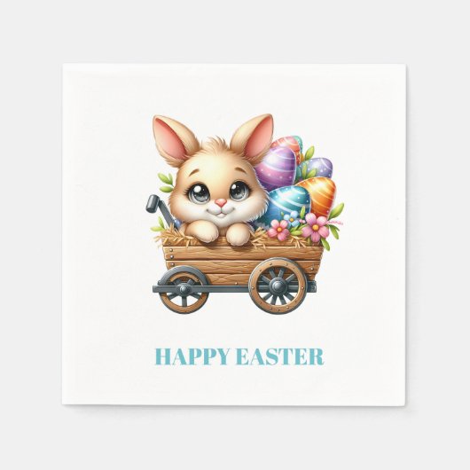 Serviette En Papier Easter Bunny Paper Napkins (Devant)